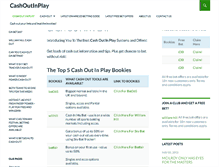 Tablet Screenshot of cashoutinplay.com